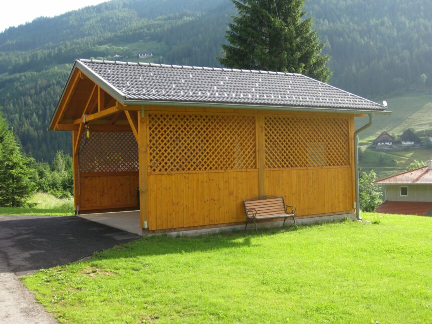 Carport geschlossen